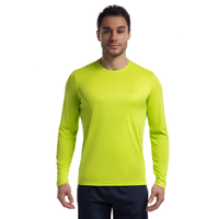 Camiseta Manga Longa Essential Olympikus Masculina GG Amarelo