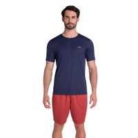 Camiseta Essential Manga Curta Olympikus G Azul