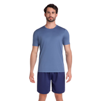 Camiseta Essential Manga Curta Olympikus M Azul