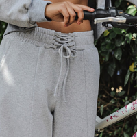 Calça Pantalona Urban Cinza Mescla