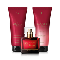 Combo Kiss Me Now: Desodorante Colônia 50ml + Loção Corporal 100ml + Sabonete Líquido 100ml
