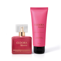 Combo Eudora Kiss Me Lovely: Desodorante Colônia 50ml + Loção Desodorante Hidratante Corporal 100ml
