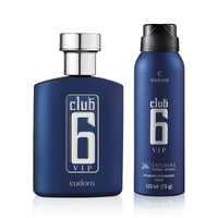 Kit Perfumaria Club 6 VIP Colônia Desodorante + Desodorante