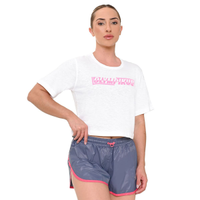 Camiseta Box Graphic Olympikus Feminina P Branco