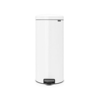 Lixeira em Aço 30 Litros New Icon Brabantia Branca