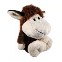 Brinquedo Para Cachorro Ovelha De Pelúcia Jungle Buddies Marrom The Pe