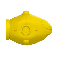 Brinquedo Para Cães Fun Toys Fundo Do Mar Submarino Amarelo Amicus T