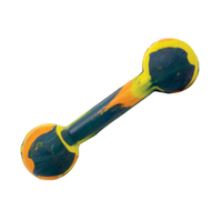 Brinquedo Cães LCM Borracha Halteres Maciço 116mm