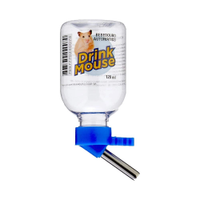 Bebedouro Drink Mouse Bico de Alumínio Azul Tudo Pet 120mL