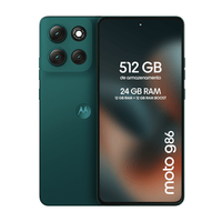 Smartphone Motorola Moto g86 512 GB / 12 GB RAM 24GB (12GB RAM+12GB Ram Boost) Tela 1.5K pOLED, 50MP Sony camera OIS Moto AI, videos em 4K, IP68 + IP69 - Verde Escuro