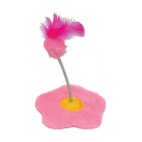 Brinquedo Flor Para Gatos Rosa São Pet