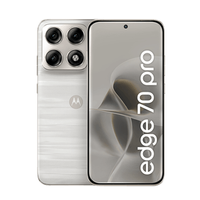 Smartphone Motorola Edge 70 Pro 5G 256GB 24GB (12GB RAM+12GB Ram Boost), 4 câmeras de 50MP, Tela 1.5K extreme AMOLED 144Hz, Bateria 6500 mAh, IP68/IP69 - Branco