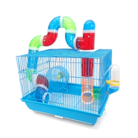 Gaiola Hamster American Pets Modelo 13 Labirinto Azul