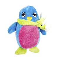 Brinquedo Pelúcia Pinguim Colorido Para Cães The Pets Brasil