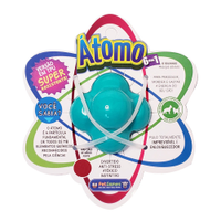 Brinquedo Para Cães Bola Maciça Super Átomo Verde água Pet Games - Tam
