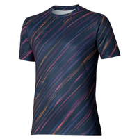 Camiseta de Corrida Mizuno Core Graphic Masculina P Azul