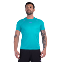 Camiseta de Corrida Mizuno High 3 Masculina P Azul