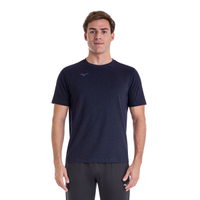Camiseta de Treino Mizuno Lifestyle Logo Masculina EG Azul