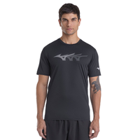 Camiseta de Corrida Mizuno Focus Stamp Masculina P Preto