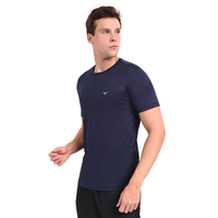 Camiseta de Corrida Masculina Mizuno Nirvana New P Azul