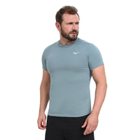 Camiseta Casual Masculina Mizuno P Verde