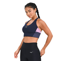 Top de Corrida Mizuno Soul Fit Feminino G Azul