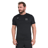 Camiseta de Treino Masculina Mizuno Focus Stamp P Preto