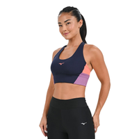 Top de Corrida Mizuno Soul Fit Feminino P Azul