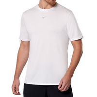 Camiseta de Corrida Masculina Mizuno Core P Branco