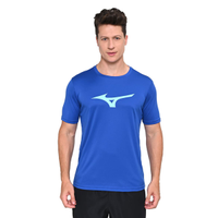 Camiseta de Corrida Masculina Mizuno Run Spark P Azul