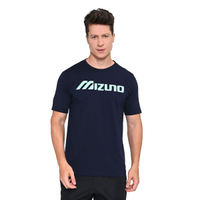 Camiseta Masculina Mizuno Big Logo P Azul