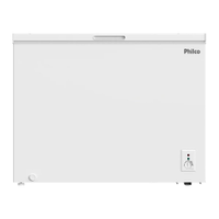 Freezer Horizontal Philco 253 Litros PFH260B - 2 Em 1, Classe A, Branco Nova Embalagem