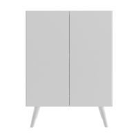 Gabinete de Banheiro Retrô Multimóveis 63 cm com 2 Portas FG5006 Branco