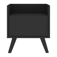 Gabinete Armário Banheiro 40 cm com Pés Retrô Multimóveis MP5037 Preto