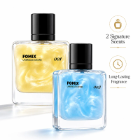 FOMIX 2PCS Men's Perfume Set, Long Lasting Fresh Ocean & Warm Seductive Eau De Parfum Spray, Citrus Floral Musk Woody Cologne, Day Night Portable Fragrance Gift for Him