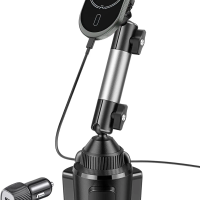 QI2 15W Wireless Fast Charging Car Mount - Dual Cooling, Strong Magnets for iPhone 17/16/15/14/13/12