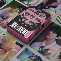 55ZhangSKLaser modelLOMOCardMAXIDENTGlittery Photo Collection Card Fang Can Hwang Hyunjin postcard