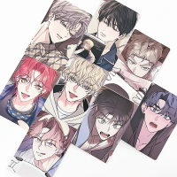 8Pcs/Set 10th Anniversary Laser Lomo Cards - Popular Korean Manhwa Characters Holographic Photocards Fans Collection Gift