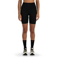 Bermuda Olympikus Corre 6 F Com Bolso Feminina Preta e Prata