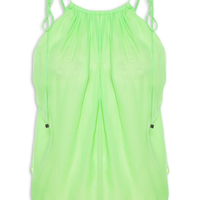 Regata alça fina verde