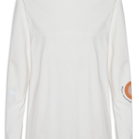Camiseta feminina estampada off white