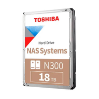 HD Toshiba N300 NAS 18TB SATA III 7200RPM 512MB 3.5" - HDWG51JXZSTA