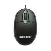 Mouse Maxprint Essential MO1000 C/Fio USB 1200DPI - 60000164