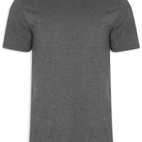Camiseta masculina manga curta cinza