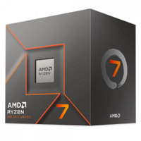 Processador AMD Ryzen 7 8700F AM5 4.1GHz (5.0GHz Max) 8 Cores 16 Threads 24MB Cache Cooler Wraith Stealth Sem Vídeo AMD Ryzen AI - 100-100001590BOX
