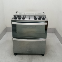 Fogão Brastemp 5 Bocas Duplo Forno Cor Inox Com Botões Removíveis E Exclusivo Aro Protetor - Bfd5ncrns2_Wotimo_Ce6646537 110V