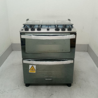 Fogão Brastemp 5 Bocas Duplo Forno Cor Inox Com Botões Removíveis E Exclusivo Aro Protetor - Bfd5ncrns2_Wotimo_Ce6646537 110V