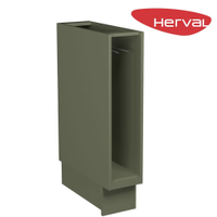 Balcão Toalheiro Herval Liz, Verde 18,5 cm