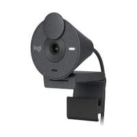 WebCam Logitech Brio 300 Full HD 1080p USB-C Microfone Integrado Grafite
