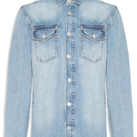 Jaqueta masculina jeans azul